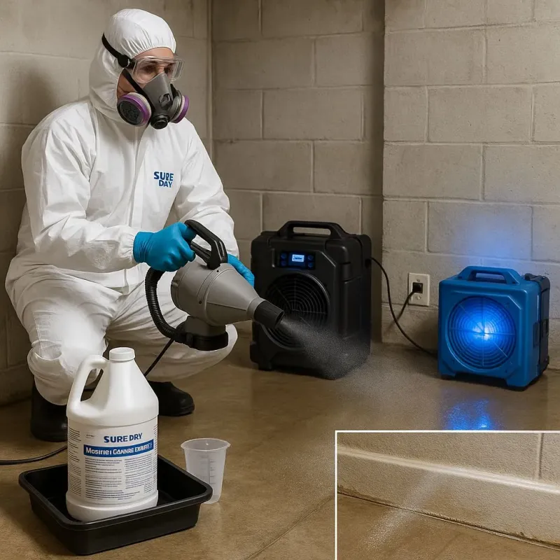 Sanitization and Odor Removal process in Conneaut Lakeshore, PA